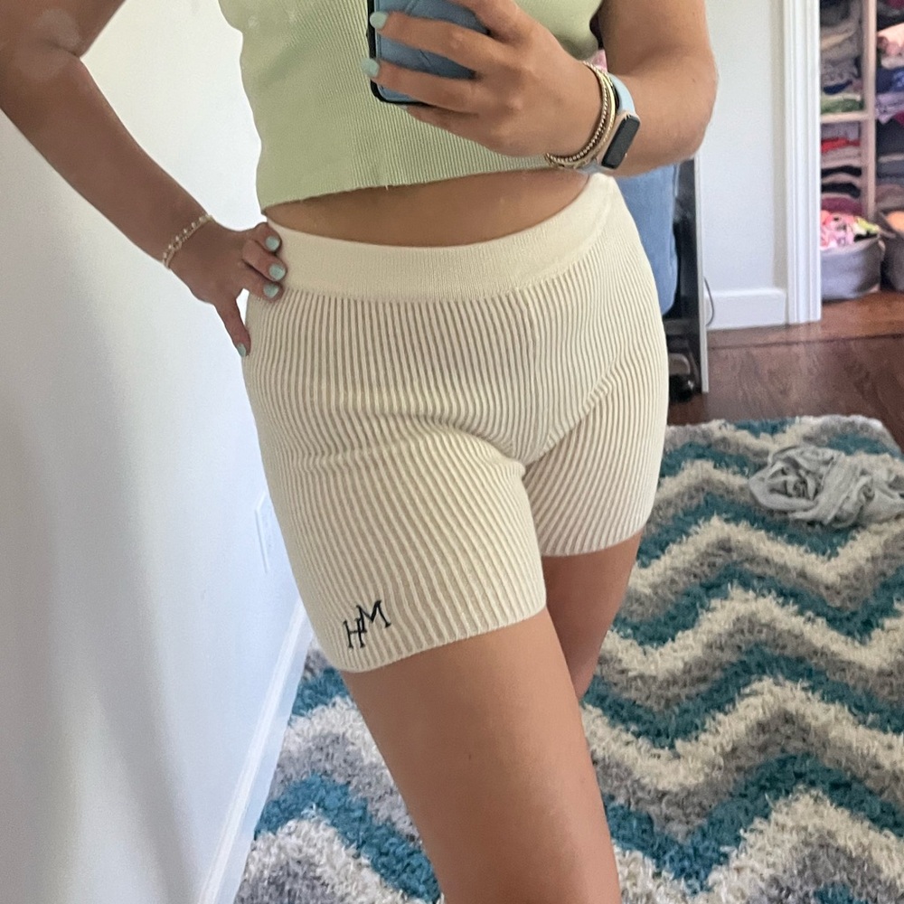 NEW | MadHappy Cashmere Biker Shorts☮️ - Picture 4 of 6